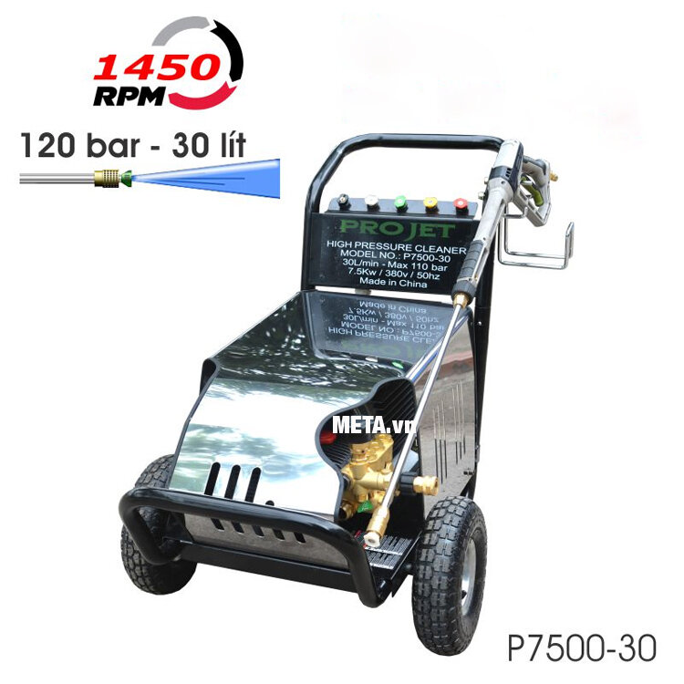 Máy rửa xe cao áp Projet P7500-30 (7.5Kw) Máy rửa xe cao áp Projet P7500-30 (7.5Kw)