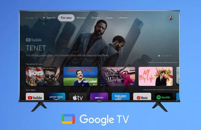 Google tivi Hisense 4K 55 inch 55A6500H có hệ điều hành thân thiện