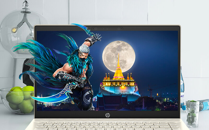 Laptop HP Pavilion 14-ce2041TU 6ZT94PA (Gold)