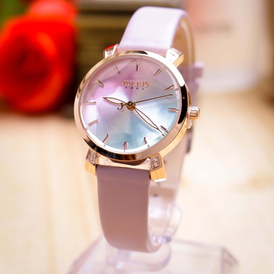 Đồng hồ nữ Hàn Quốc Julius JA-1158 dây da