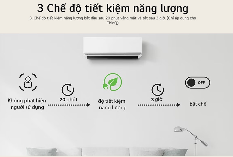 Điều hòa LG Inverter 9000 BTU 1 chiều IPC09M1 gas R-32 3 Điều hòa LG Inverter 9000 BTU 1 chiều IPC09M1