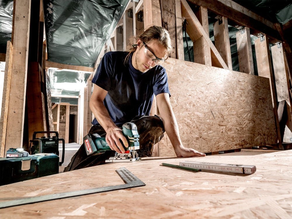 Sử dụng máy cưa lọng STA 18 LTX 140 Máy cưa lọng dùng pin Metabo