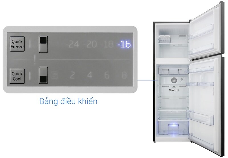 Tủ lạnh Beko Inverter 250 lít RDNT271I50VWB tích hợp công nghệ Ion Guard (Ảnh: dienmayxanh).