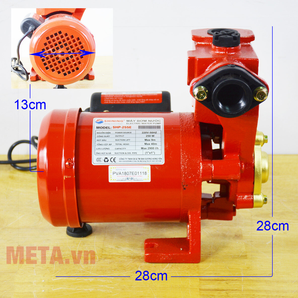 Máy bơm chân không Shining SHP-255E