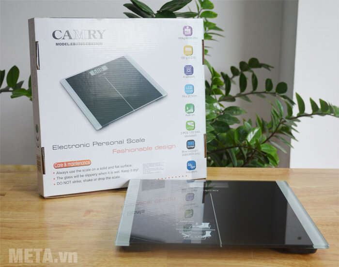 Cân sức khỏe điện tử mặt kính Camry EB9380-S744