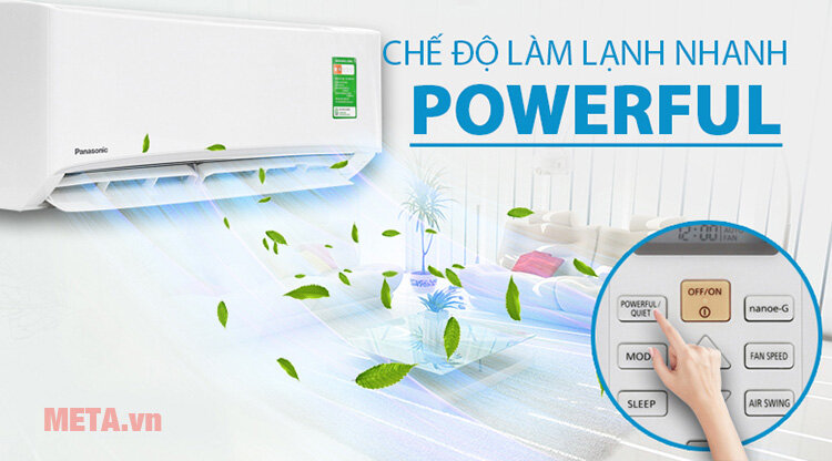 Máy lạnh Panasonic N12VKH-8 tiêu chuẩn 1.5HP