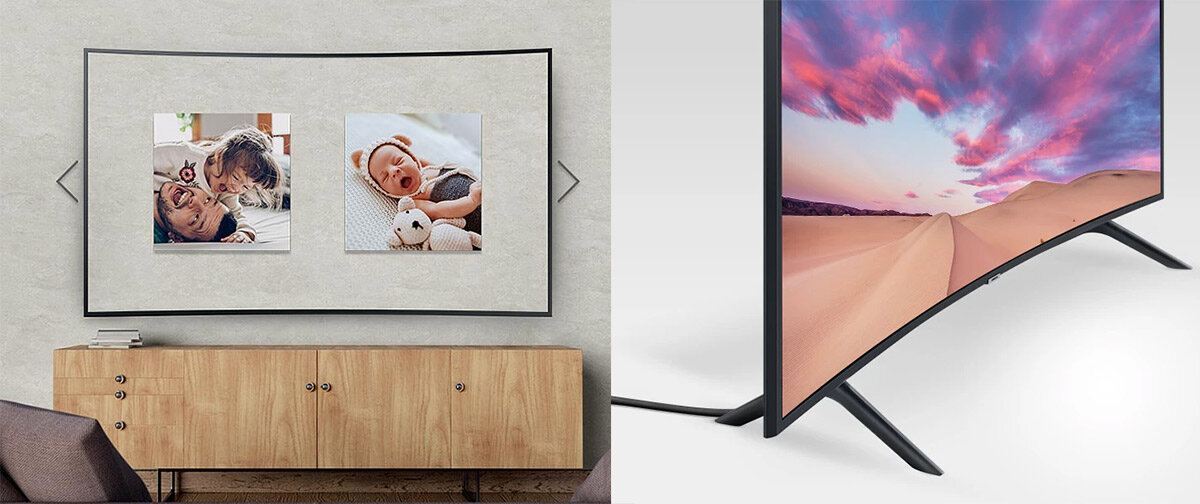 Nâng tầm tính thẩm mỹ với chế độ hình nền Ambient Mode và chân đế giấu dây