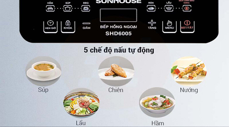 Bếp hồng ngoại Sunhouse SHD 6005