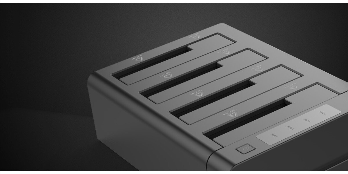 Docking ổ cứng 2.5''+3.5'' Orico 6648US3-C SSD HDD Sata 3 USB 3.0-6