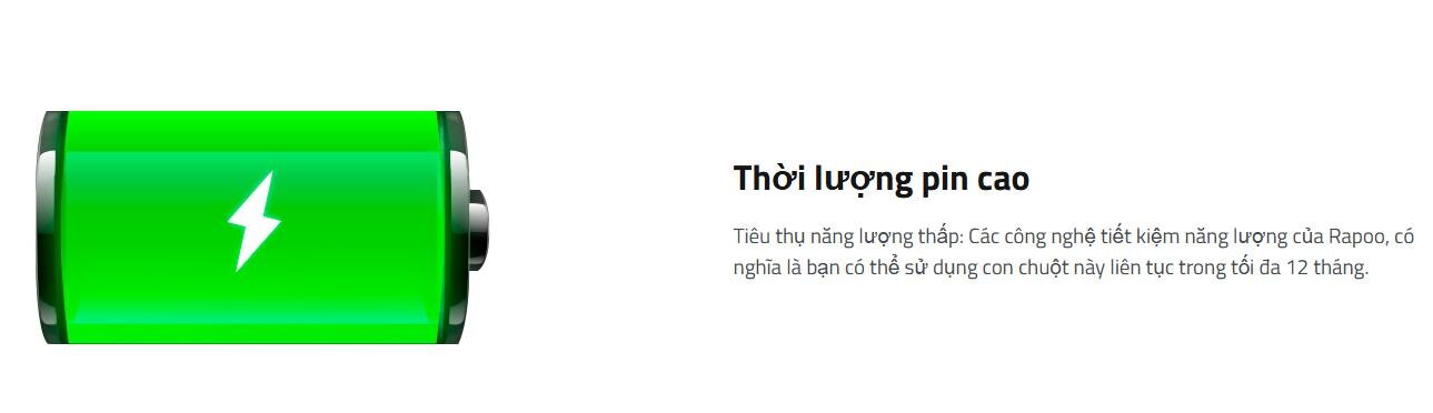 Chuột không dây Rapoo 1510 Silent 4