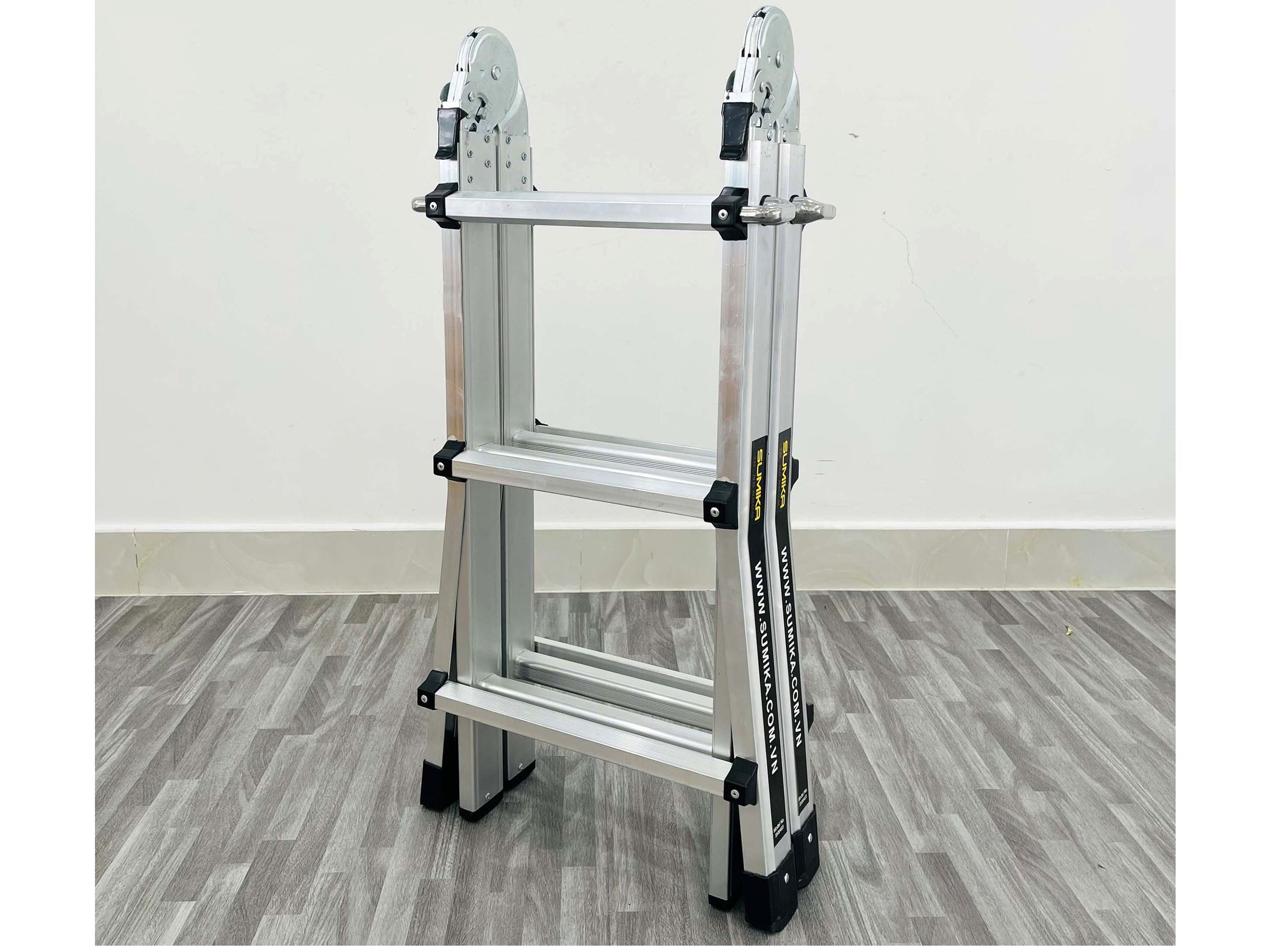 Thang nhôm trượt chữ A 