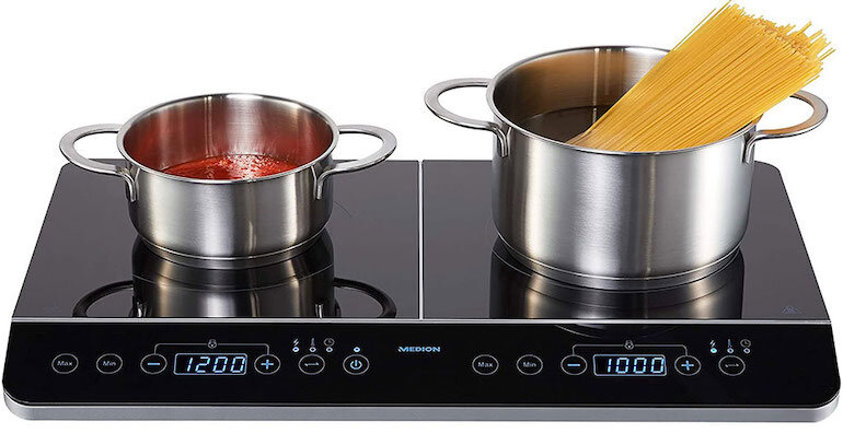 Bếp từ âm 2 vùng nấu Medion MD15324 Bếp từ âm 2 vùng nấu Medion MD15324