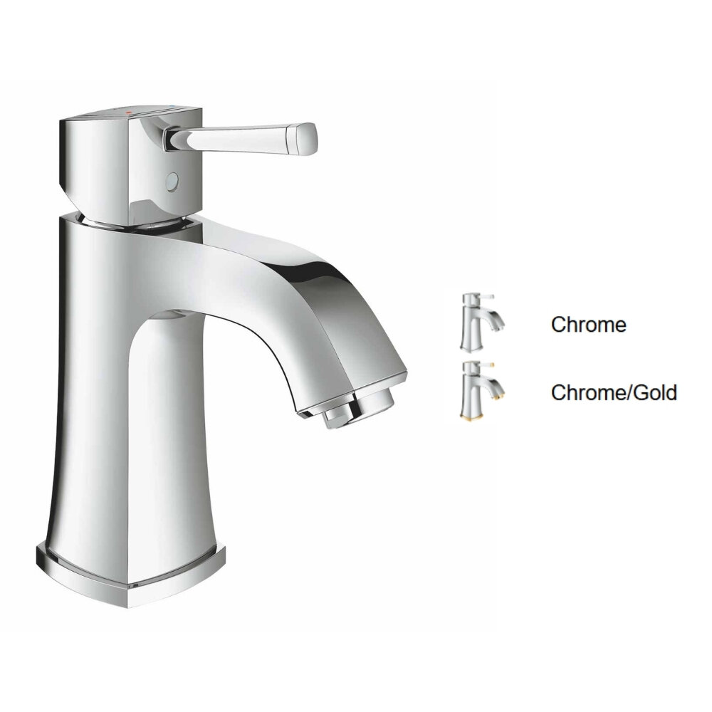 Vòi chậu nóng lạnh Grandera GROHE 23310000 và các phiên bản mạ màu cực kì sang trọng