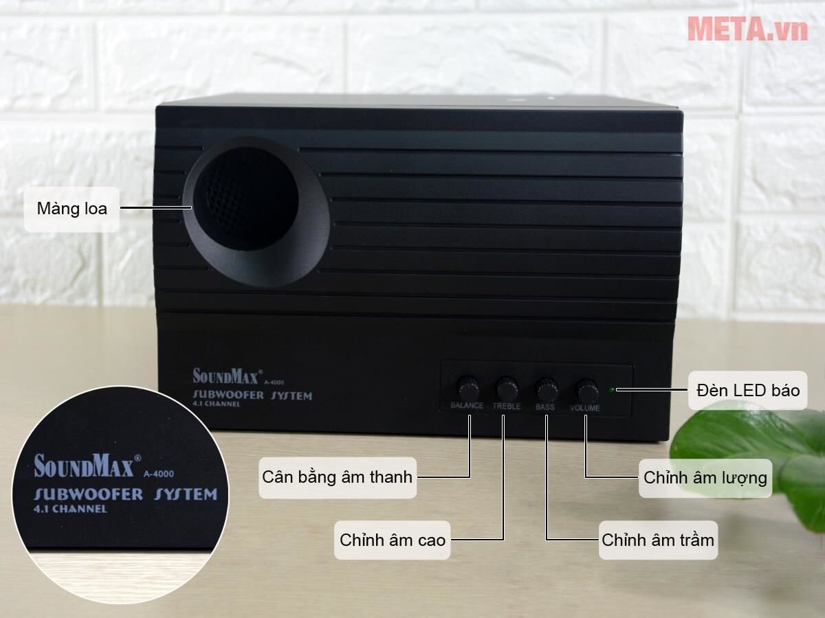 Loa SoundMax A4000 4.1