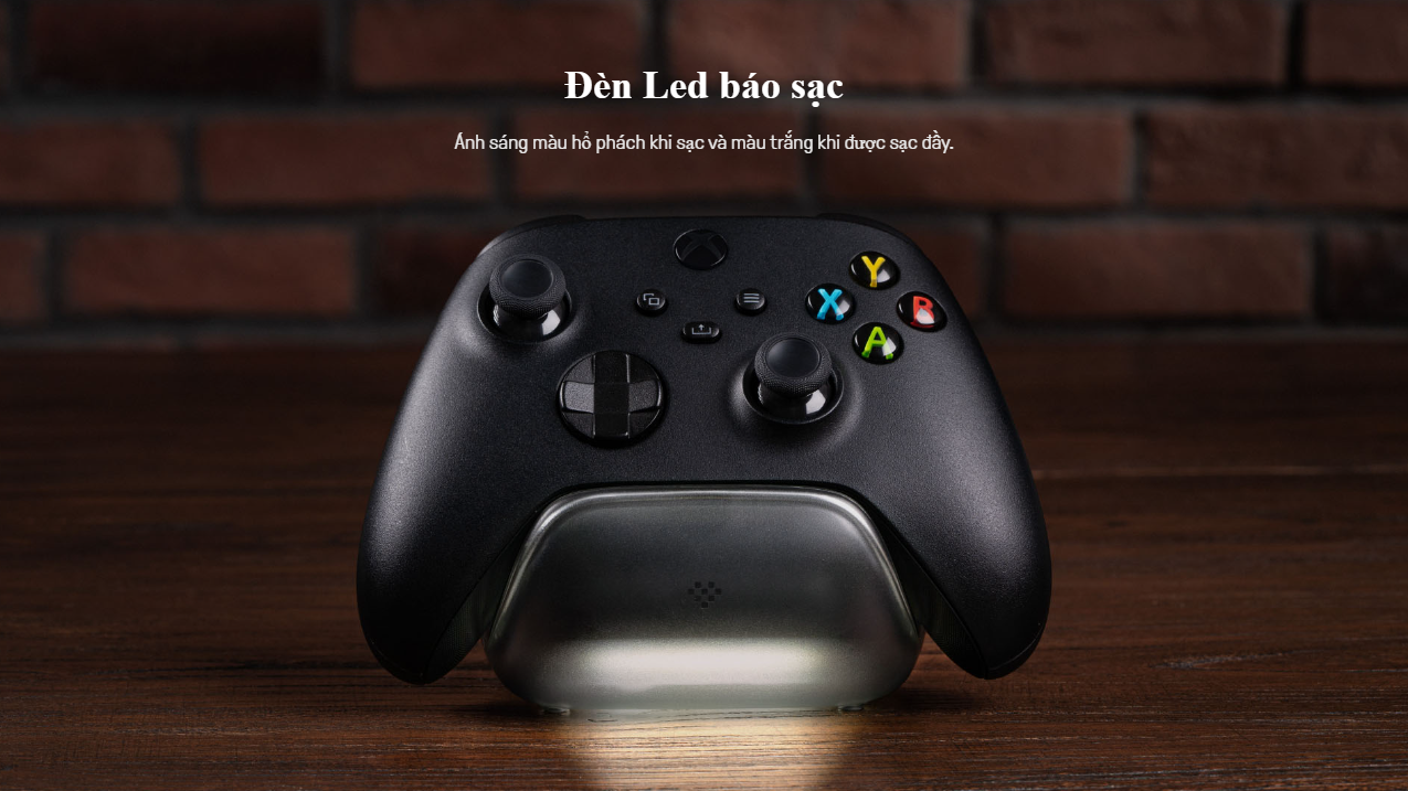 Dock sạc 8BitDo Charging Dock cho tay cầm Xbox Series X|S và Xbox One, Màu Đen 3
