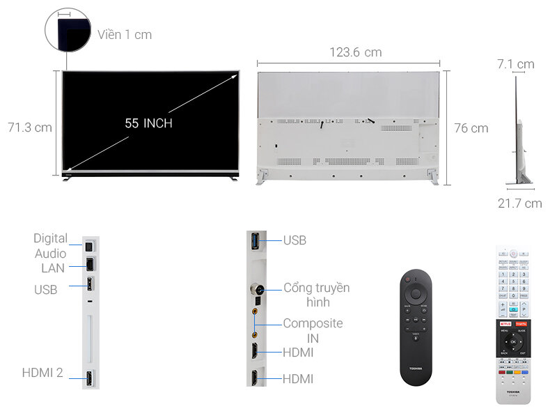 Androi Tivi Toshiba 55 inch 55U9750