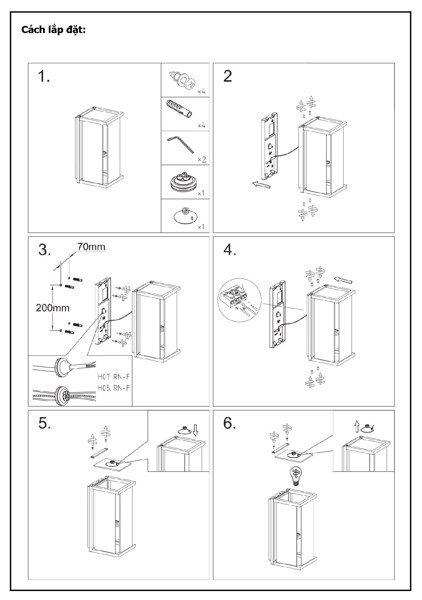 Đèn Gắn Trụ Ngoài Trời Dùng Bóng NBB1463 (Sao chép) Đèn Gắn Trụ Ngoài Trời Dùng Bóng NBB1463 (Sao chép)