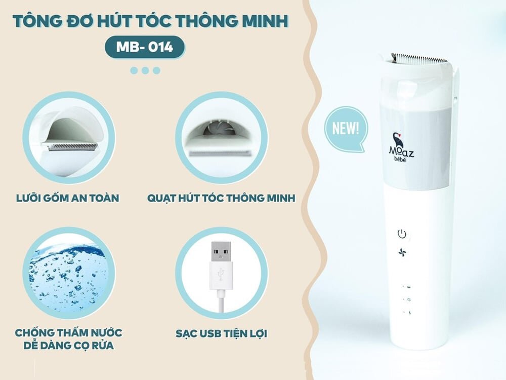 Ưu điểm của tông đơ MB014 Ưu điểm của tông đơ MB014