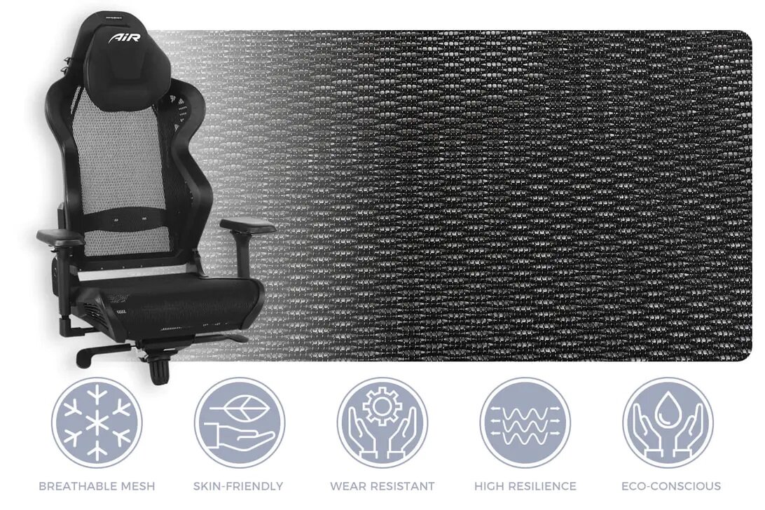 Ghế Gamer DXRacer AIR Series AIR-R1S-N.N-B3 (AIR/D7200/N) 2