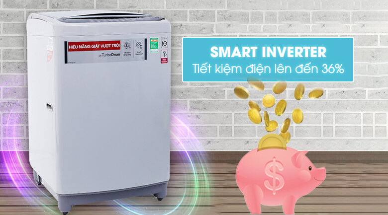 Máy giặt LG Inverter 11.5 kg T2351VSAM