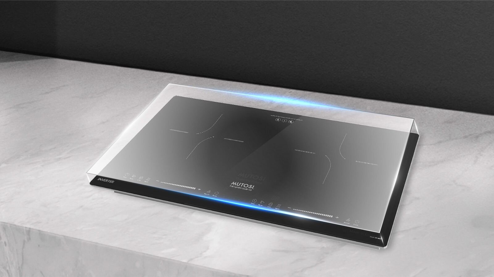 Bếp từ âm Mutosi MI-88DI được tích hợp công nghệ Inverter
