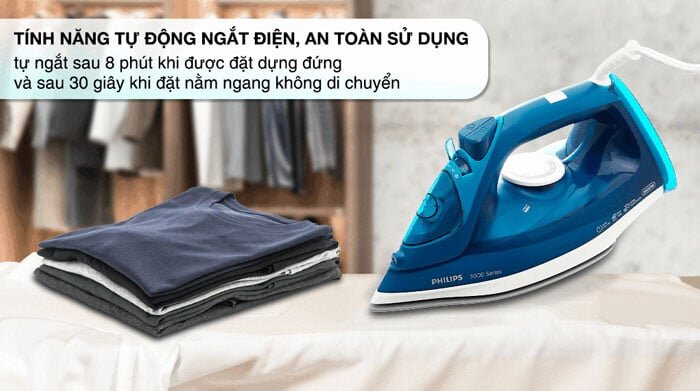 Philips DST3040/70 cũng có tính năng tự ngắt điện khi không sử dụng 