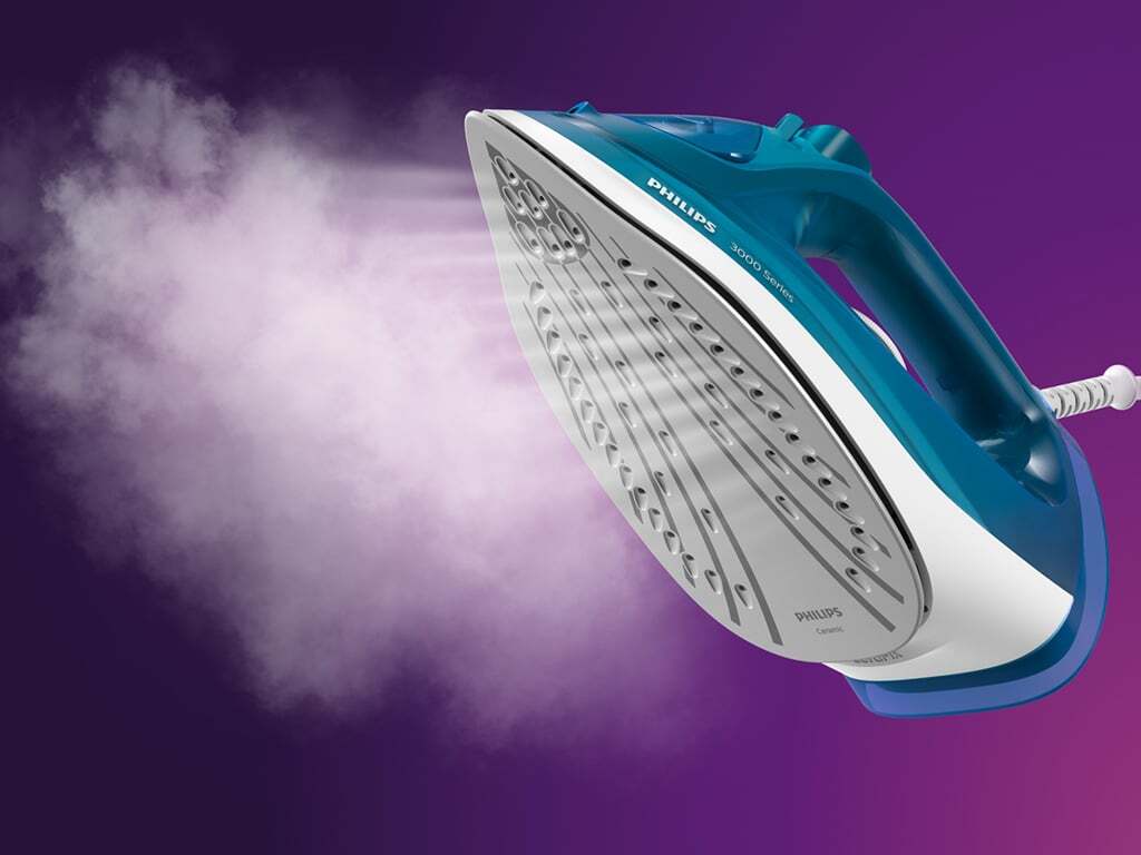bàn ủi hơi nước Philips DST3040/70 có 2 chế độ phun hơi bàn ủi hơi nước Philips DST3040/70 có 2 chế độ phun hơi