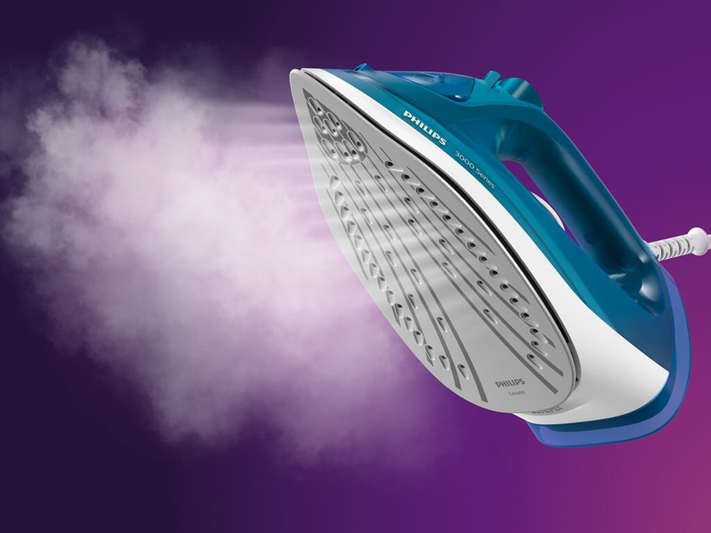 bàn ủi hơi nước Philips DST3040/70 có 2 chế độ phun hơi