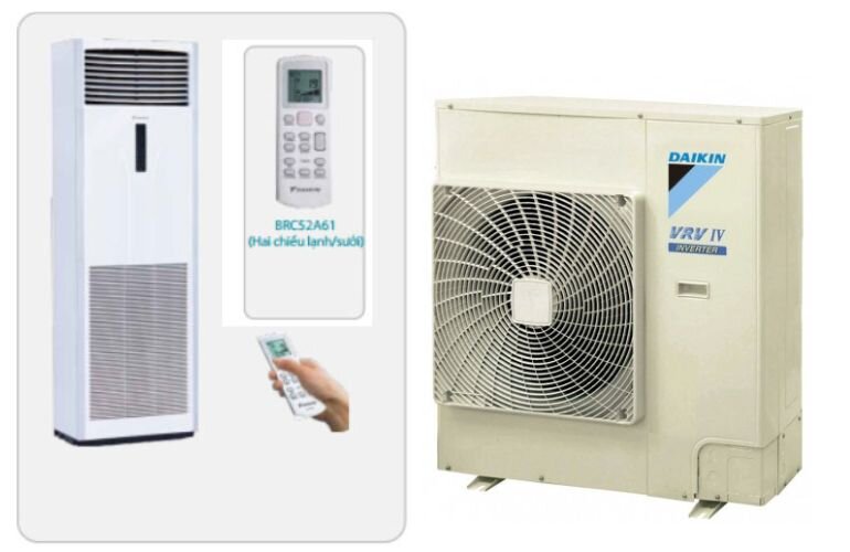Điều hòa Daikin 45000 BTU 2 chiều FVQN125AXV1/RQ125DGXY1 gas R-410A - Điều khiển không dây