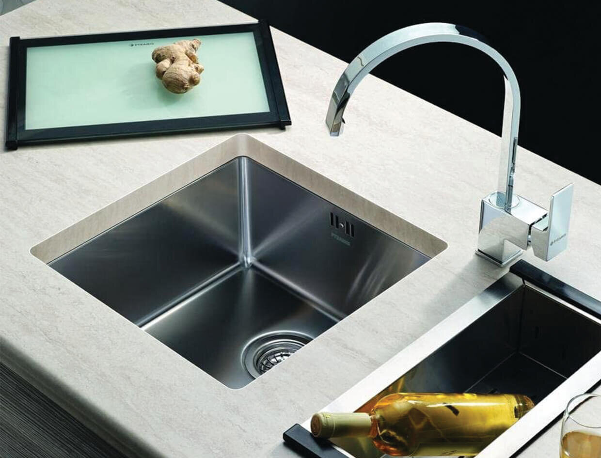 chậu rửa bát PYRAMIS Astris Colora 1B – Gun Metal