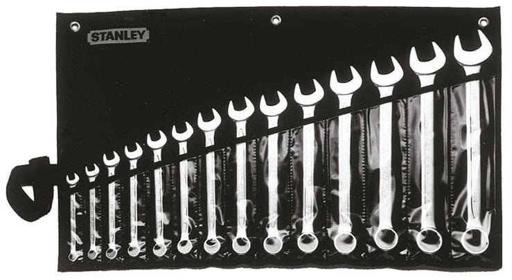 Bộ cờ lê vòng miệng hệ inch 14 chi tiết Stanley 87-709 Bộ cờ lê vòng miệng hệ inch 14 chi tiết Stanley 87-709