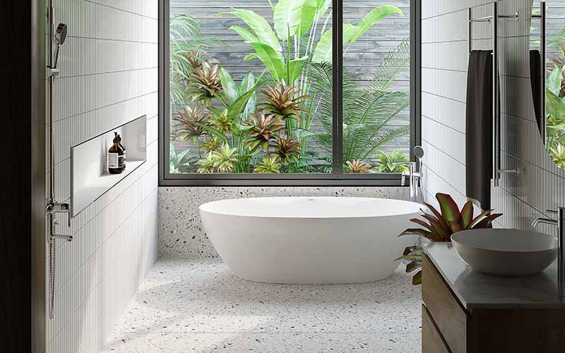 Đặc điểm nổi bật của bồn tắm đặt sàn Viglacera Platinum P457 (P.61.350) bằng đá