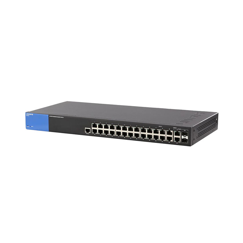 Switch Linksys LGS528 -28 Port Smart Gigabit Switch  ảnh 1