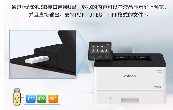 Máy in laser đen trắng Canon LBP 228X (In mạng - Wifi)