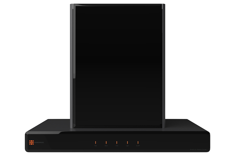 Máy hút mùi áp tường Hawonkoo HRH-702 thiết kế độc đáo (Ảnh: Hawonkoo).