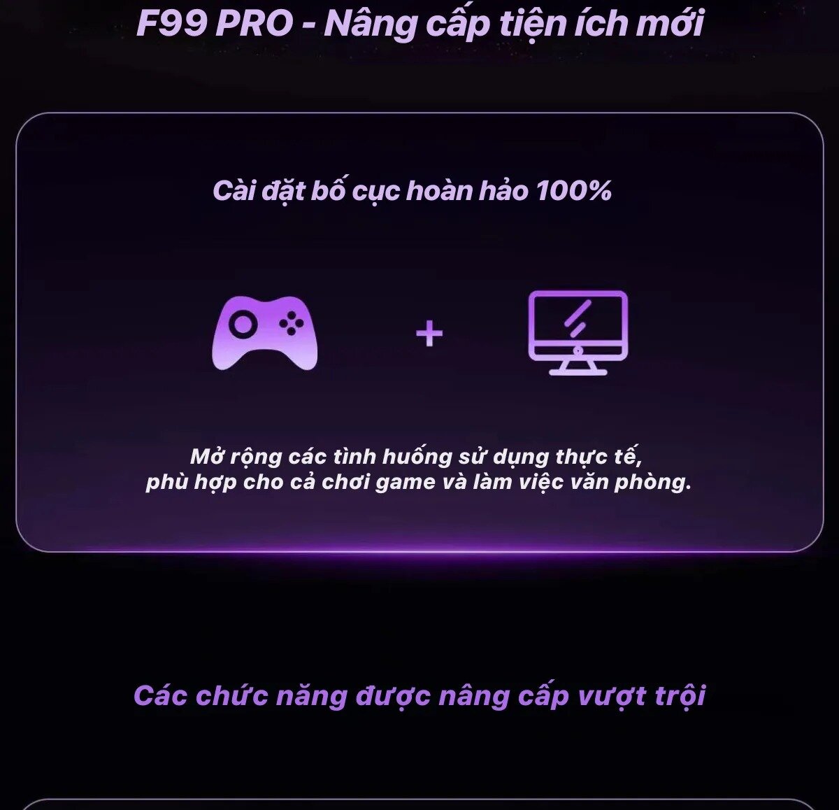 Bàn phím cơ gaming AULA F99 Pro 3