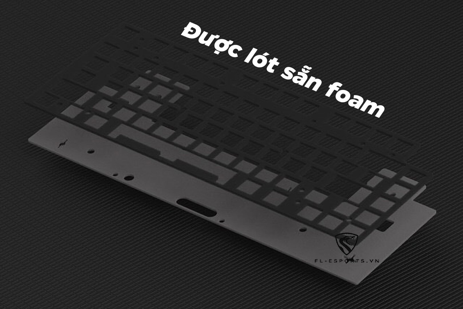 Bàn phím cơ FL-Esports GP75CPM White Body Taro Purple
