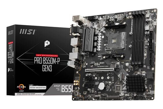 Mainboard MSI PRO B550M-P Gen3