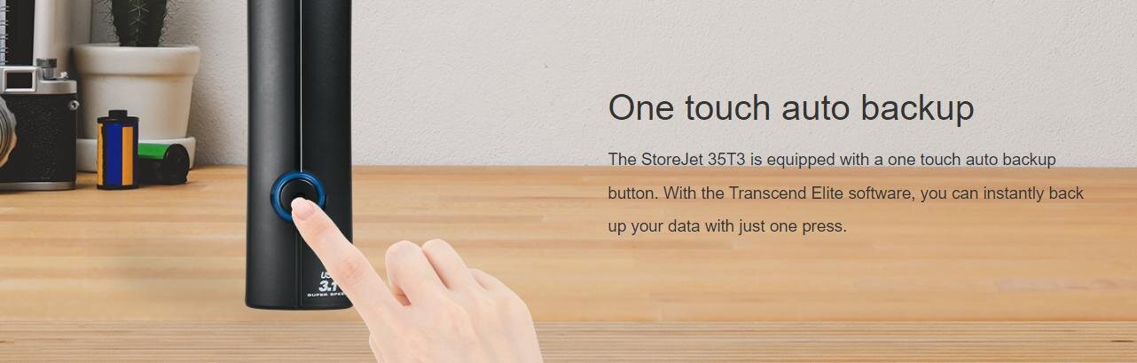 Ổ cứng di động HDD Transcend 8TB 3.5 inch StoreJet 35T3 (TS8TSJ35T3) 5