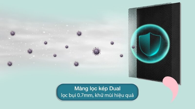 Điều hòa Comfee Inverter 12000 BTU 1 chiều CFS-13VCB1 lọc không khí