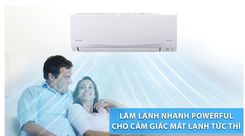 Điều Hòa Daikin Inverter 18000 BTU 1 Chiều FTKQ50SVMV làm mát tối ưu
