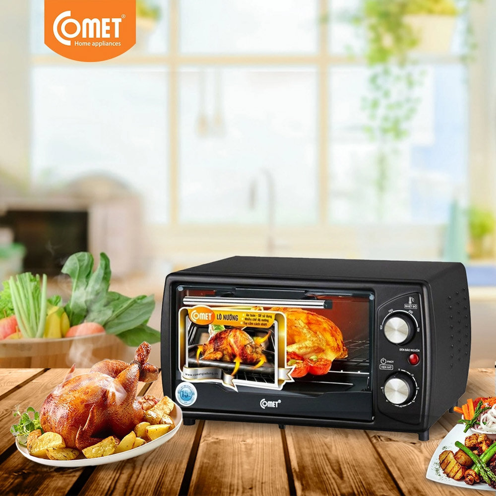 Lò nướng Comet CM6510 10 lít nhỏ gọn, tiện dụng