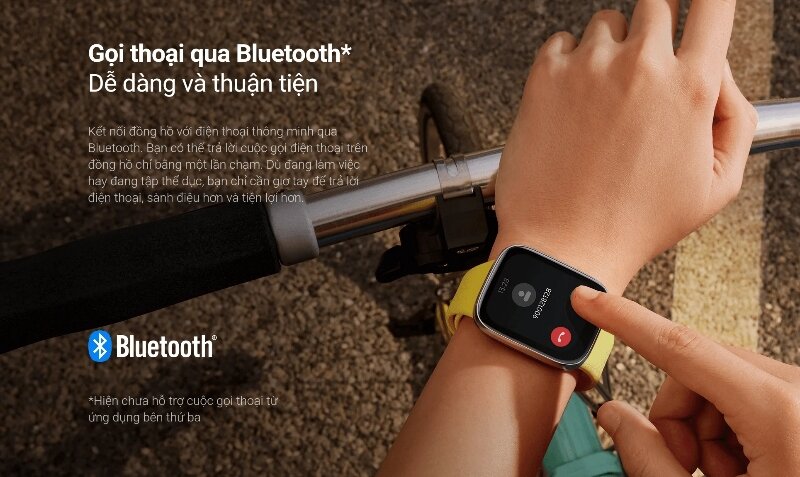 Đồng hồ thông minh Xiaomi Redmi Watch 3 Active gọi điện từ cổ tay