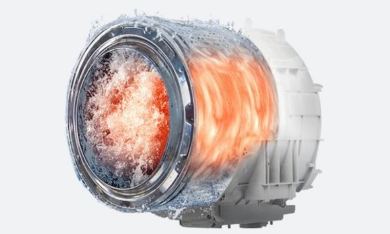 Máy giặt Hitachi Inverter 9.5 Kg BD-954HVOW tự vệ sinh lồng giặt