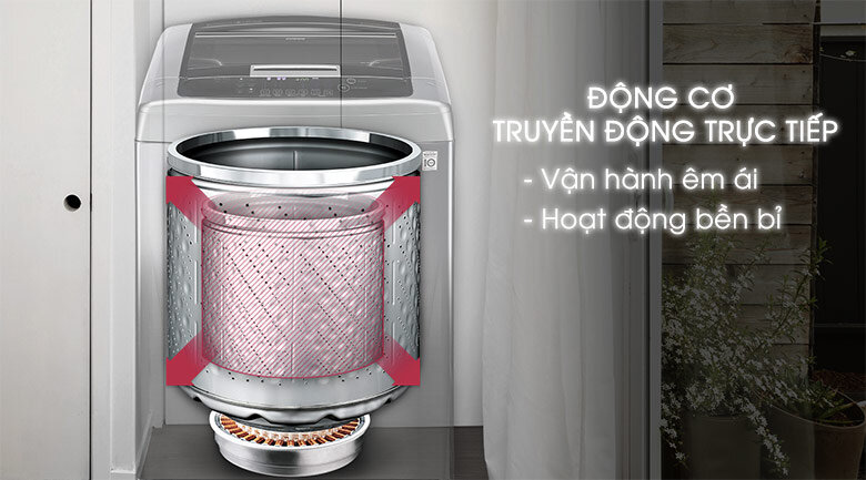 Động cơ truyền động trực tiếp - Máy giặt LG Inverter 10 kg T2310DSAM