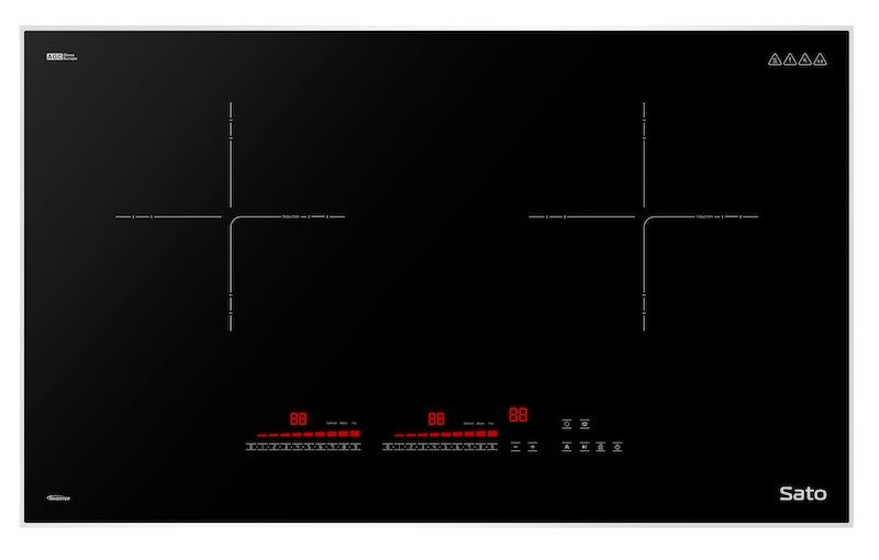 Bếp từ Sato IH668Plus (B) thiết kế hiện đại, sang trọng (Ảnh: Sato).