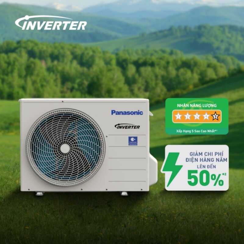 Điều hòa Panasonic Inverter 24000 BTU 1 chiều CU/CS-PU24CKH-8D