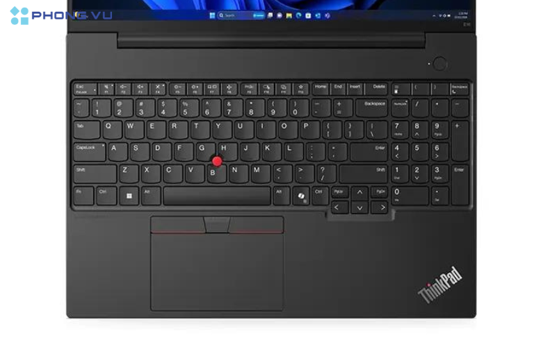 Bàn phím full-size với thiết kế ergonomic của Lenovo ThinkPad E16 G2 T.