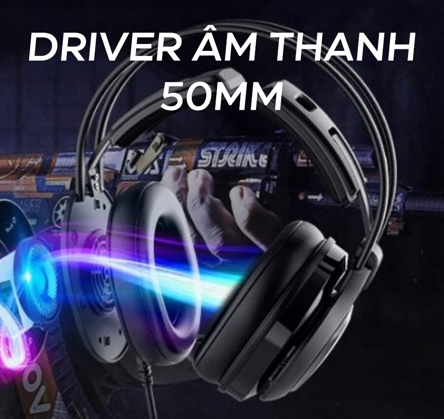 Tai nghe Zidli ZH-A10 7.1 Real, USB, RGB 16.8 triệu màu