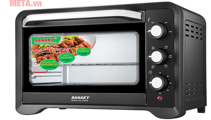 Lò nướng Sanaky VH-359S2D (35 lít, màu đen)